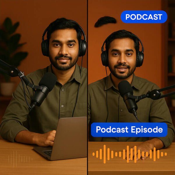 Podcast Video Editing – YouTube & Spotify Ready